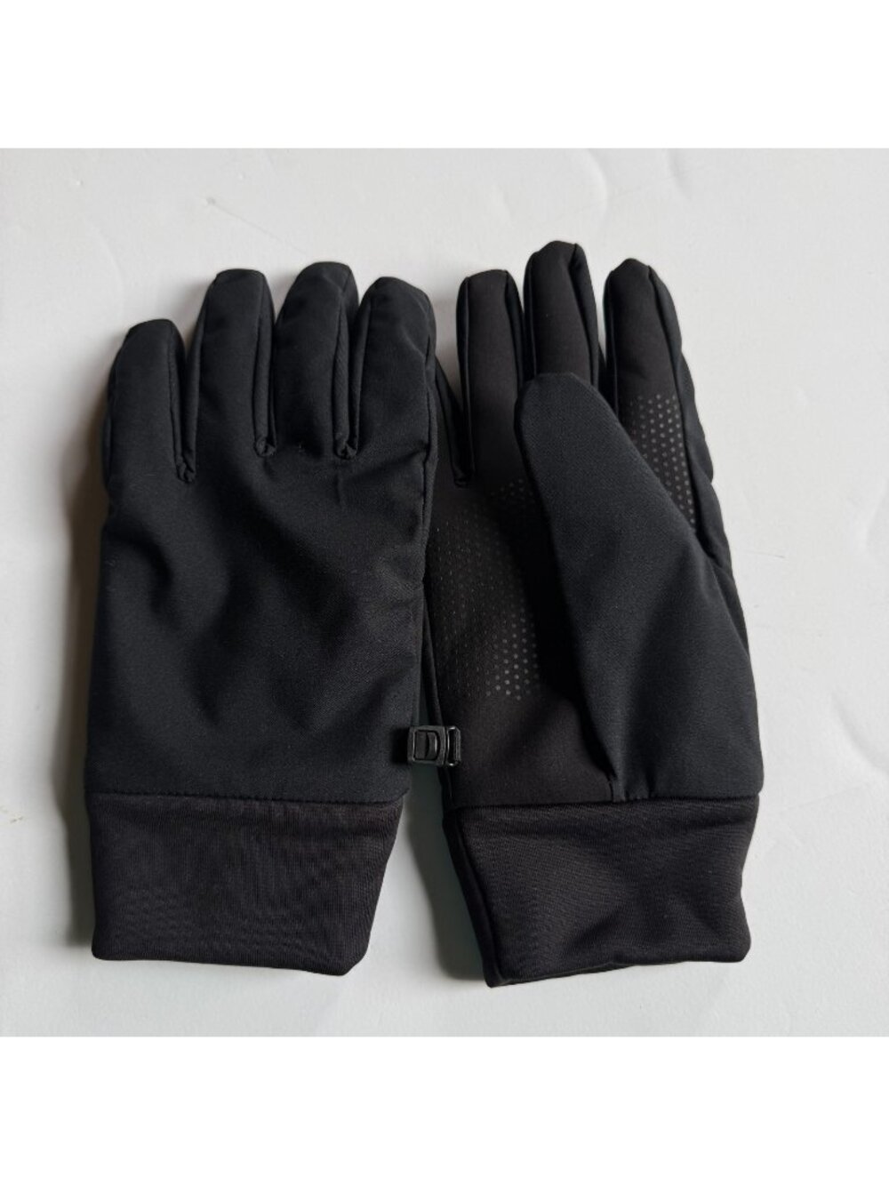 UNIQLO Black Heattech Touchscreen Winter Gloves - Men's Large